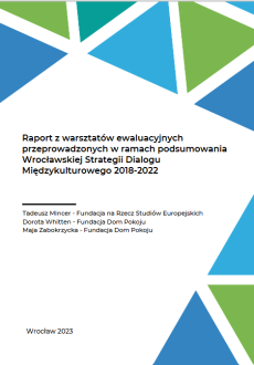 Okładka publikacji Raport z warsztatów ewaluacyjnych w ramach podsumowania WSDM 2018-22