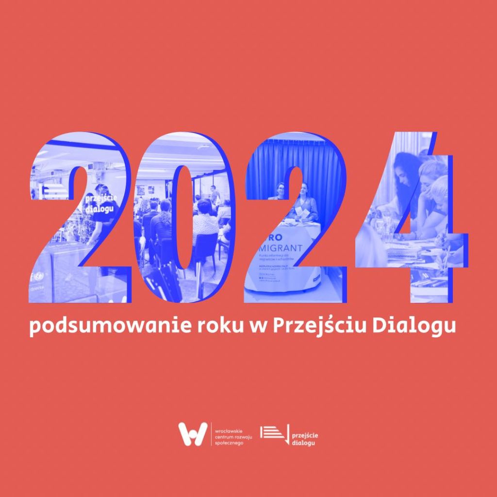 Grafika przedstawiająca cyfry 2024 wypełnione monochromatycznymi zdjęciami.